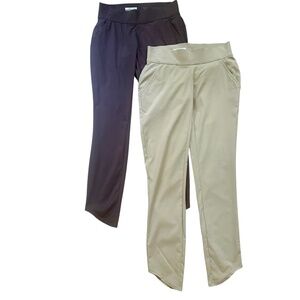 Columbia Women's *Lot of 2* Capri Pants Khaki/Purple size XS